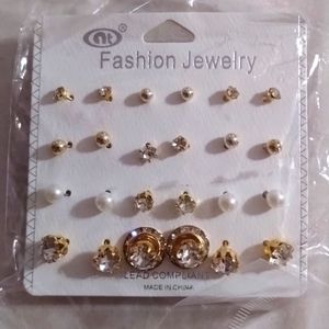 12 pairs of earrings